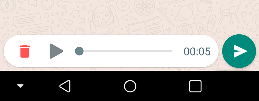 Whatsapp escuchar audio antes