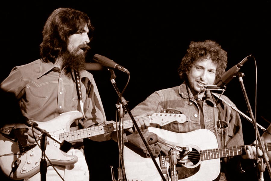 Concierto para Bangladesh - George Harrison y Bob Dylan