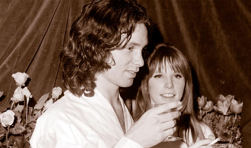 Jim Morrison y Pamela Courson